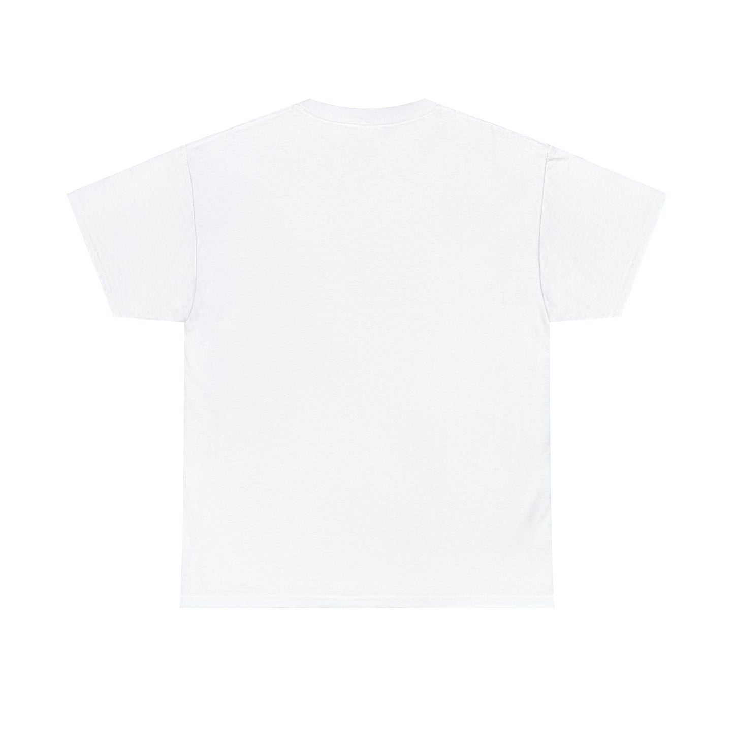 back side of a white T-shirt