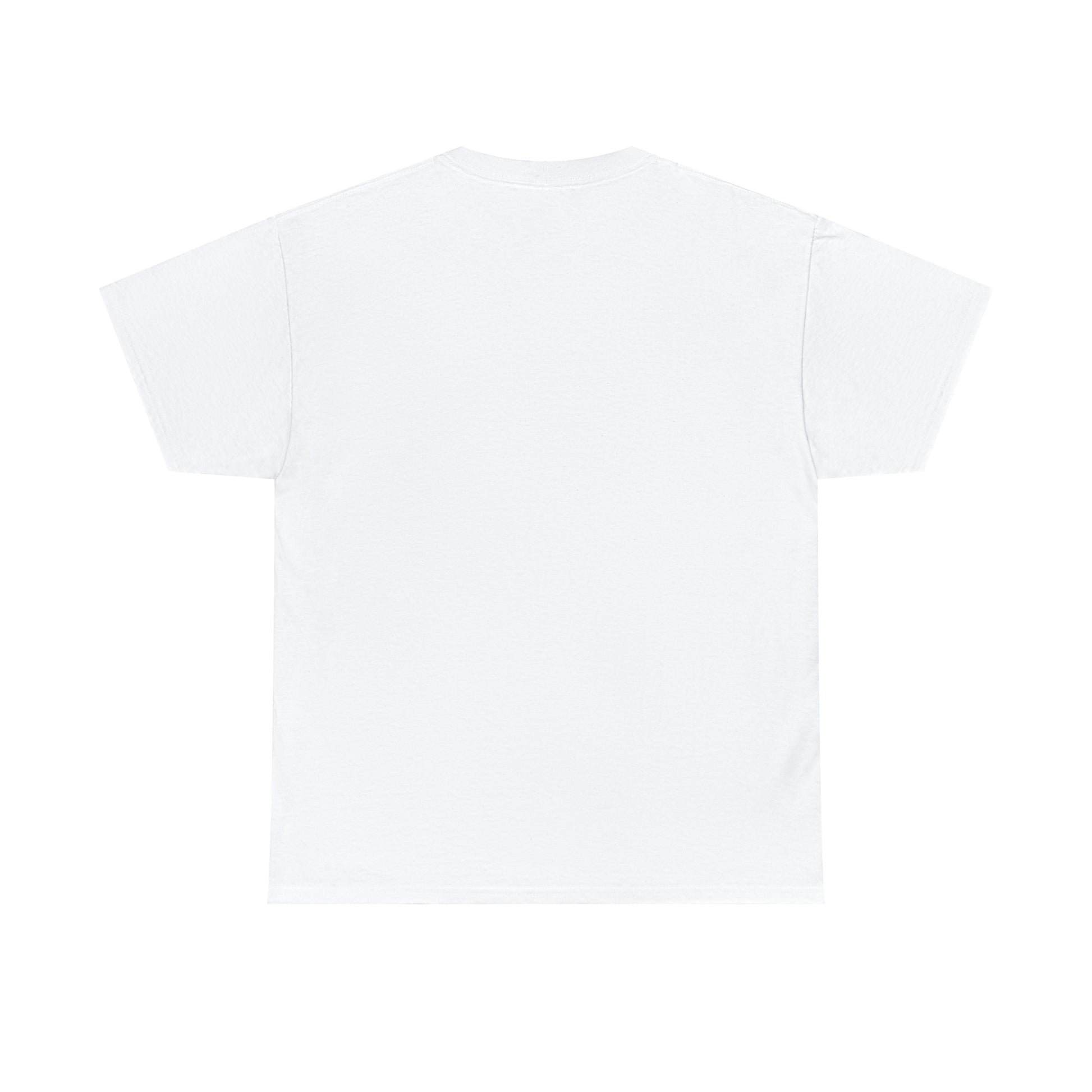 back side of a white T-shirt