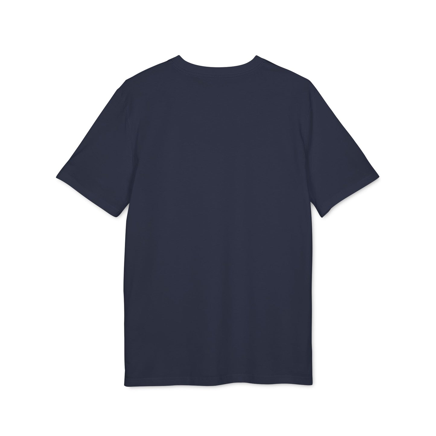 plain, dark blue t-shirt
