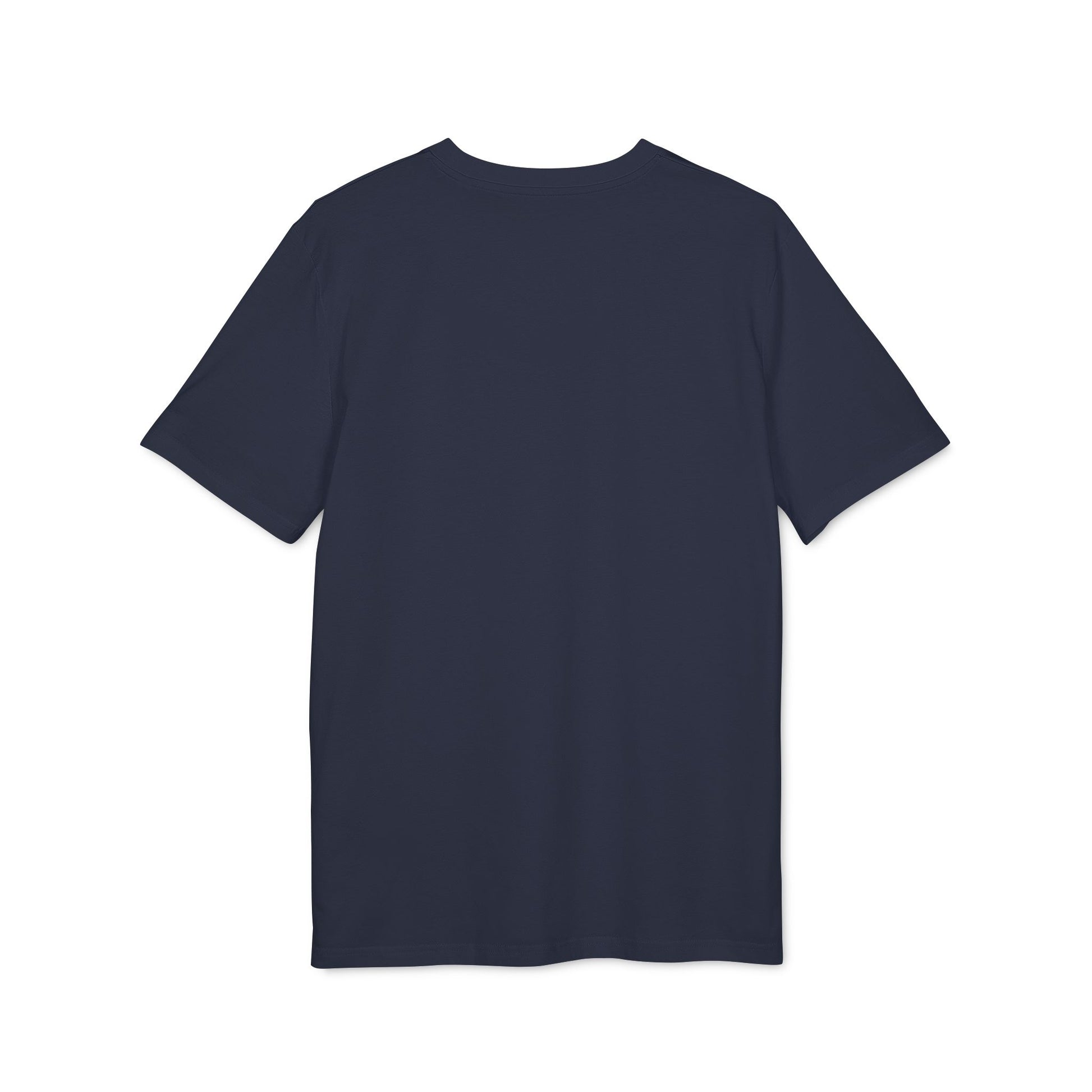 plain, dark blue t-shirt