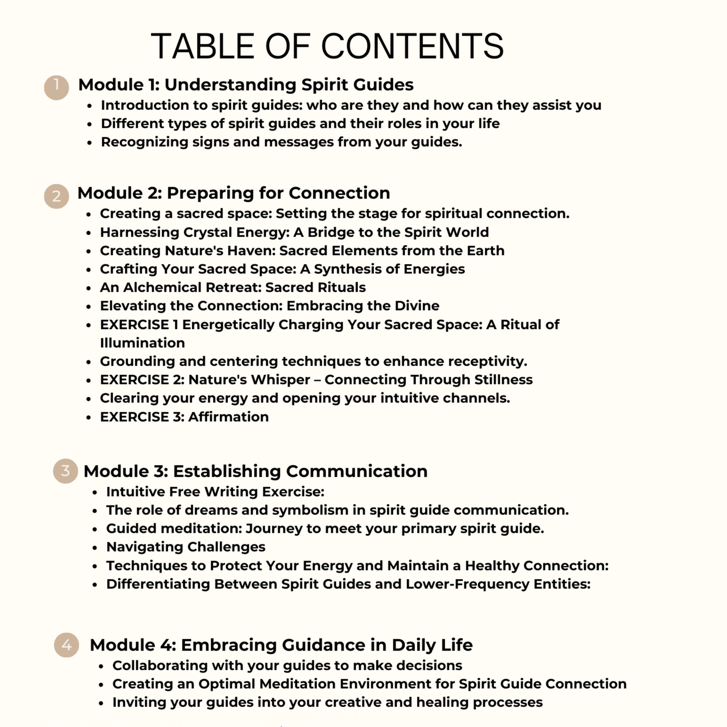 Connect with your spirit guides Course (long version)