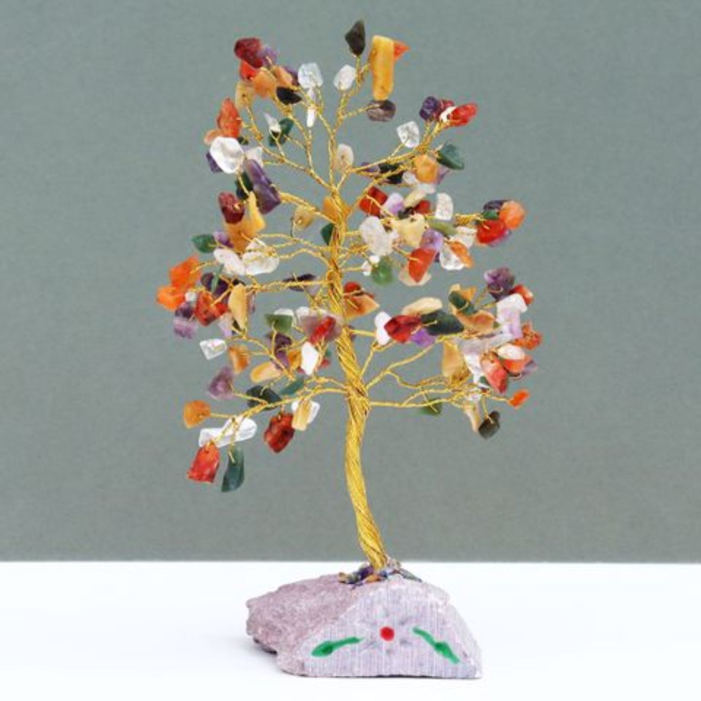 crystal tree with mix gemstones