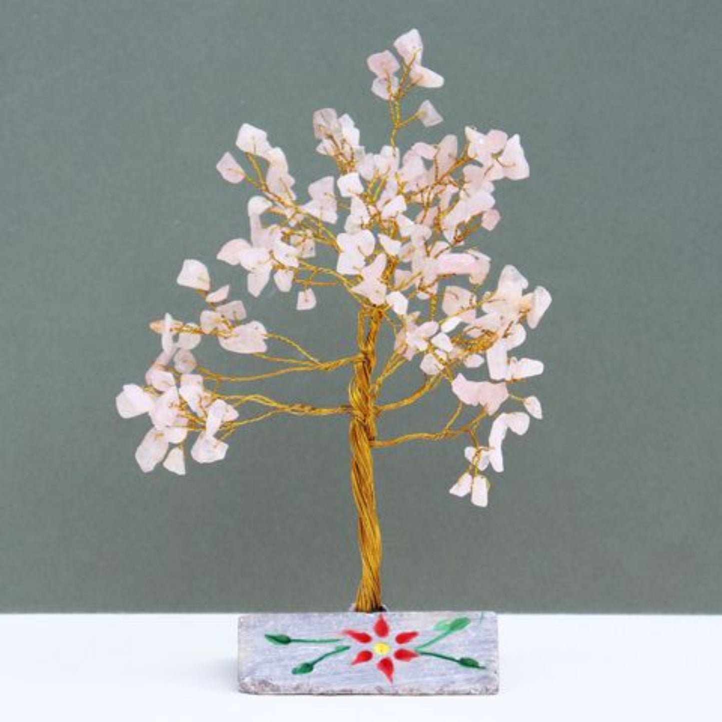 Rose Quartz Crystal Tree