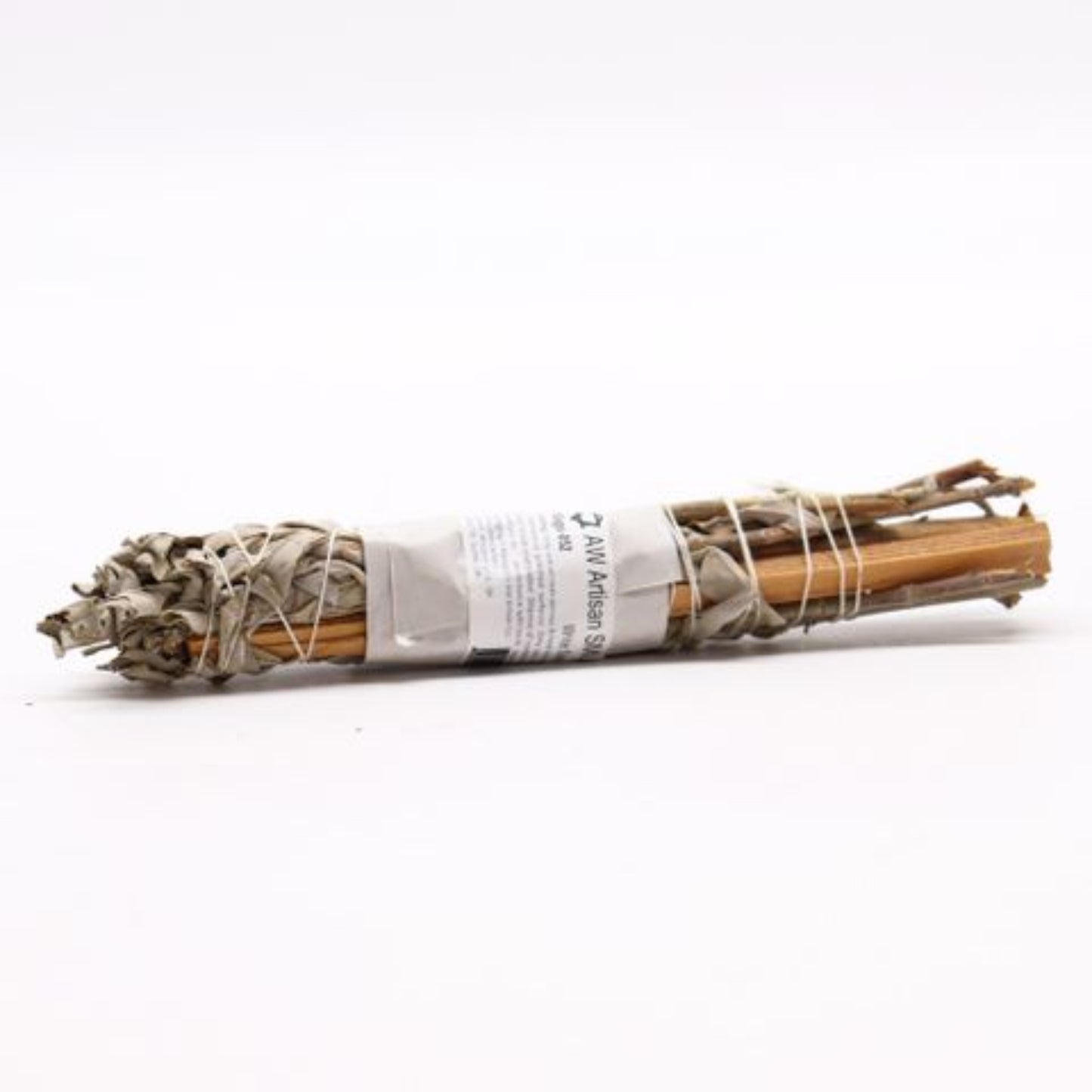 sage smudge with palo santo