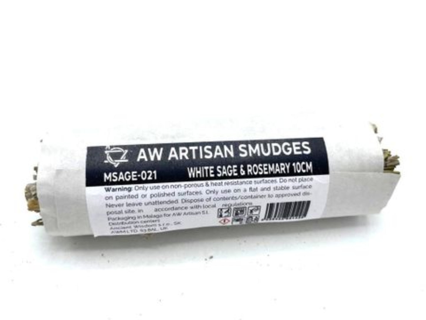 sage smudge stick with rosemary