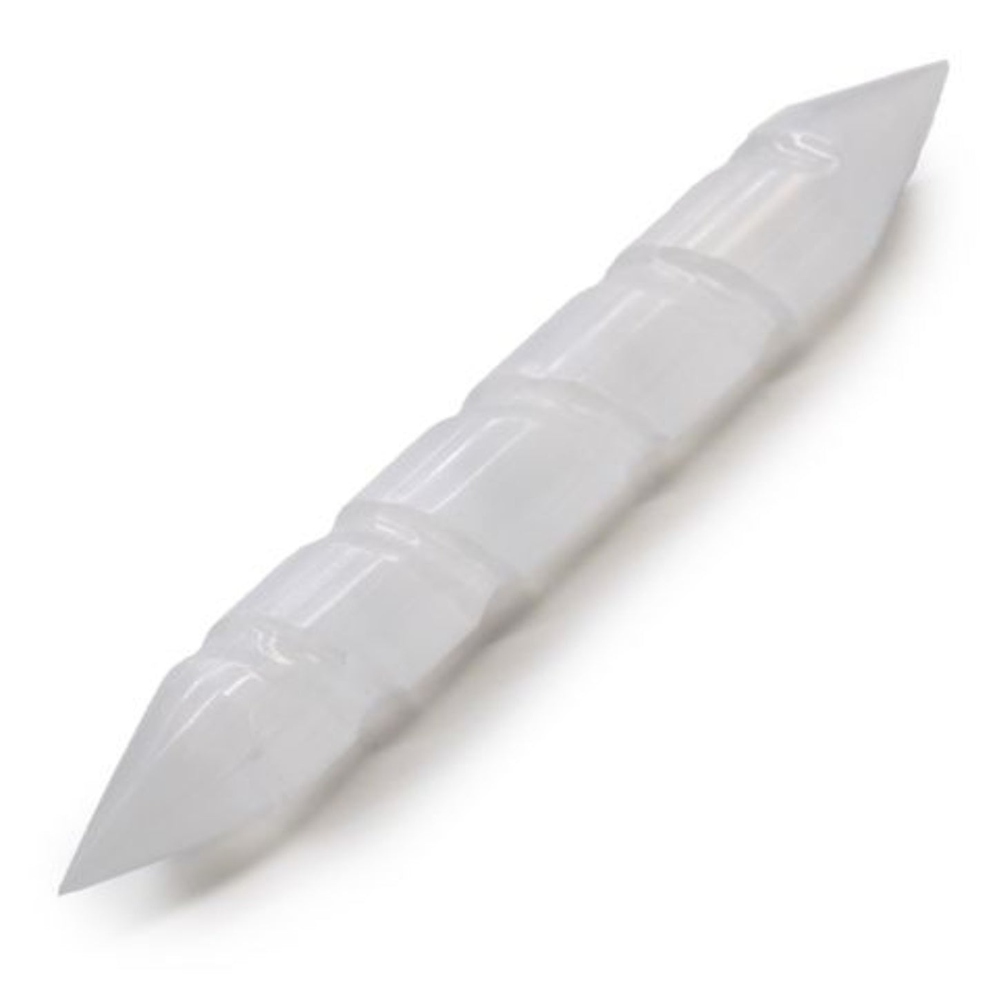 selenite crystal with two edges