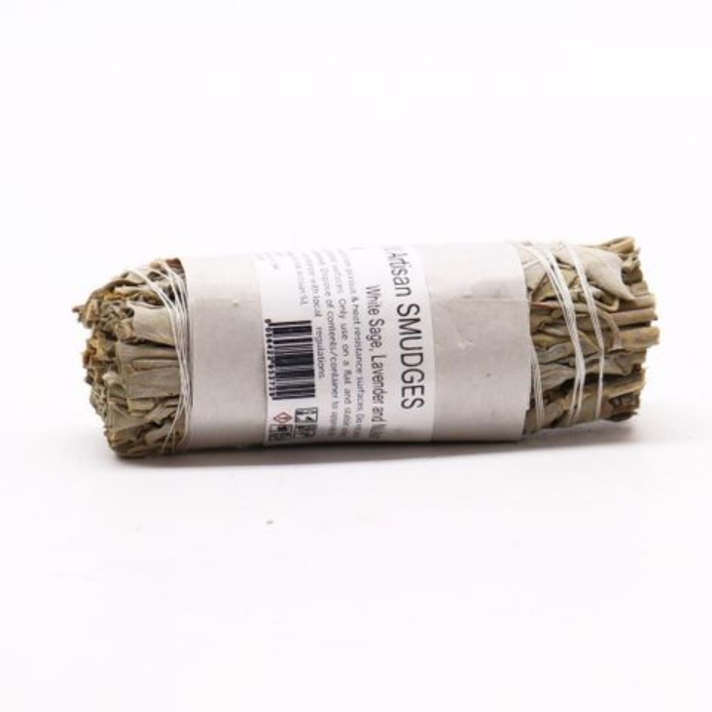smudge stick with sage and Mullein herb