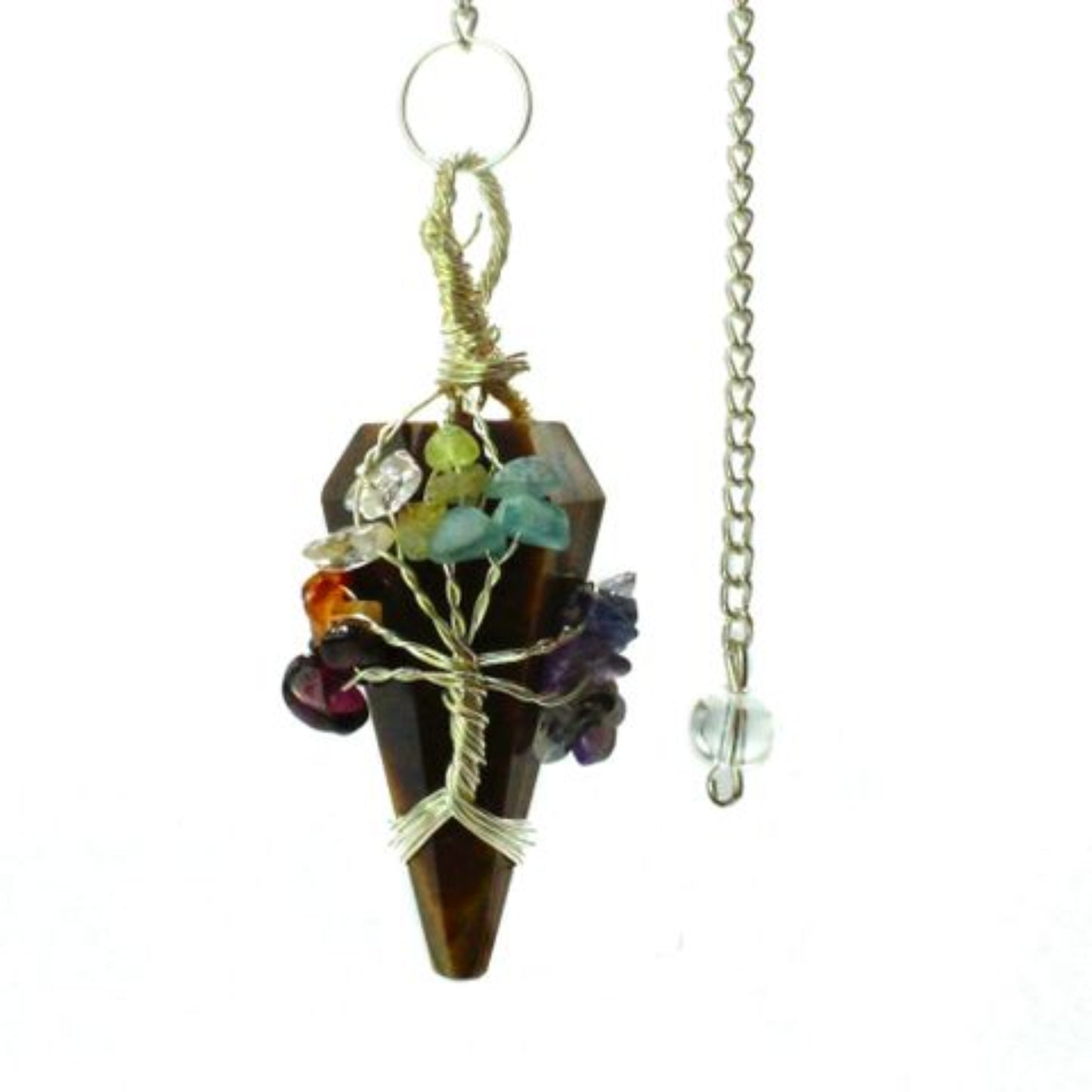 Tiger's eye pendulum for psychic