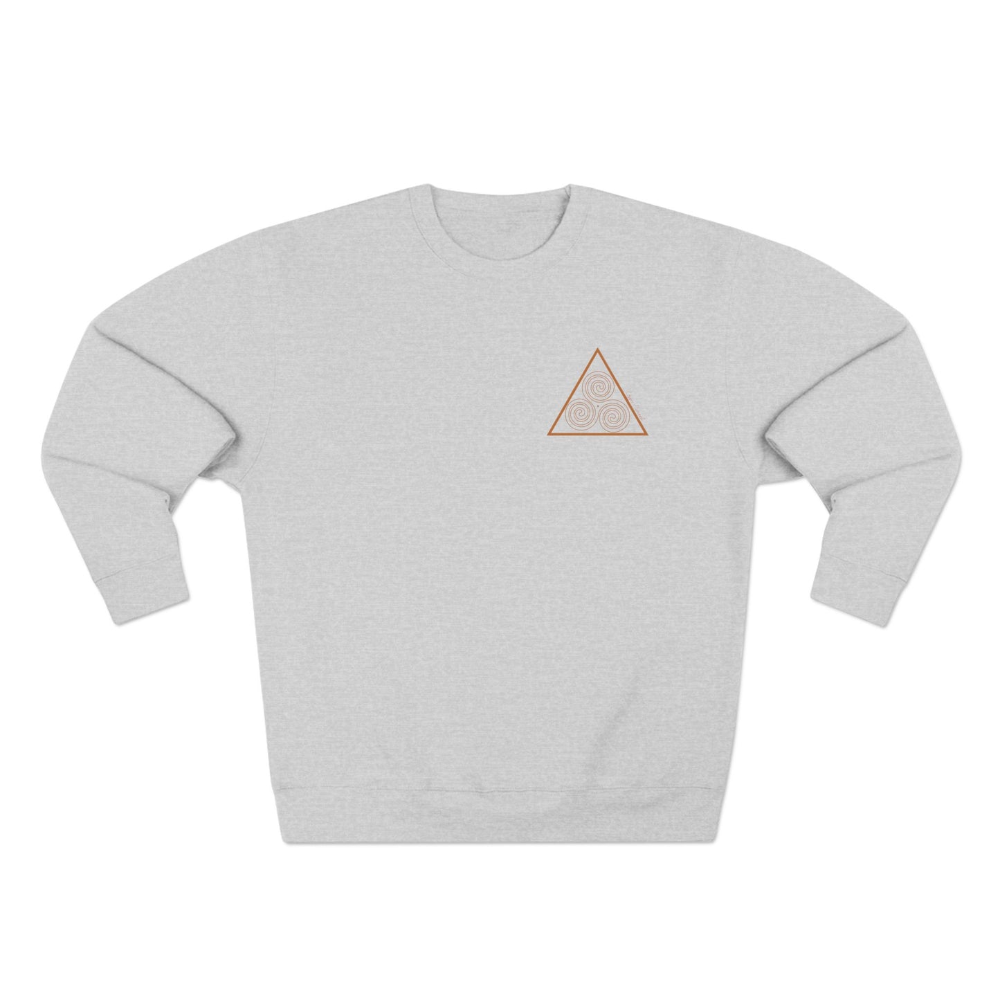 Sweatshirt with triskelion symbol
