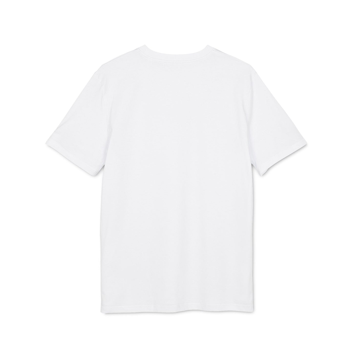 white t-shirt, back side no print