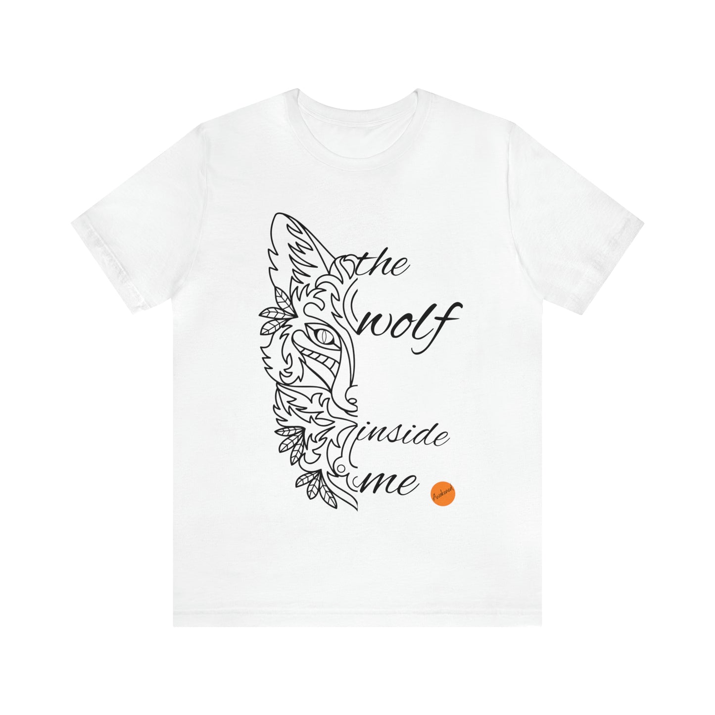 White wolf T-shirt