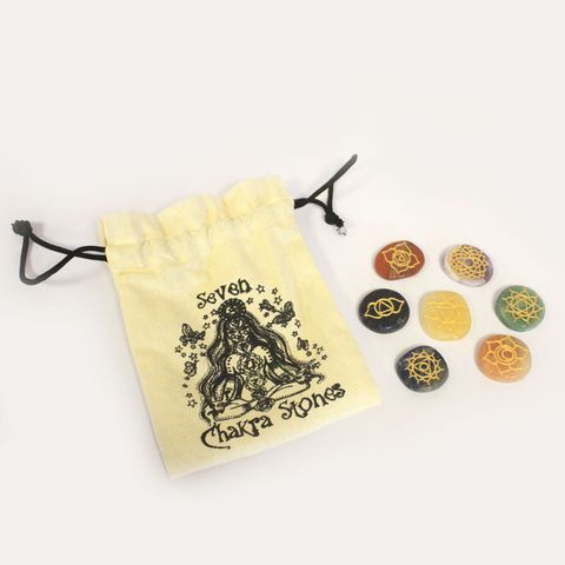 seven chakra stones set