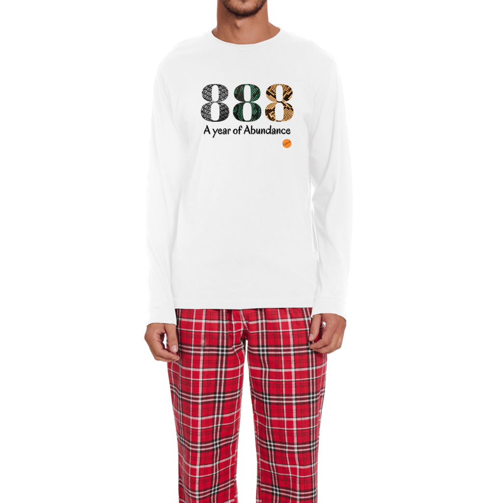 888 pyjamas set, red color