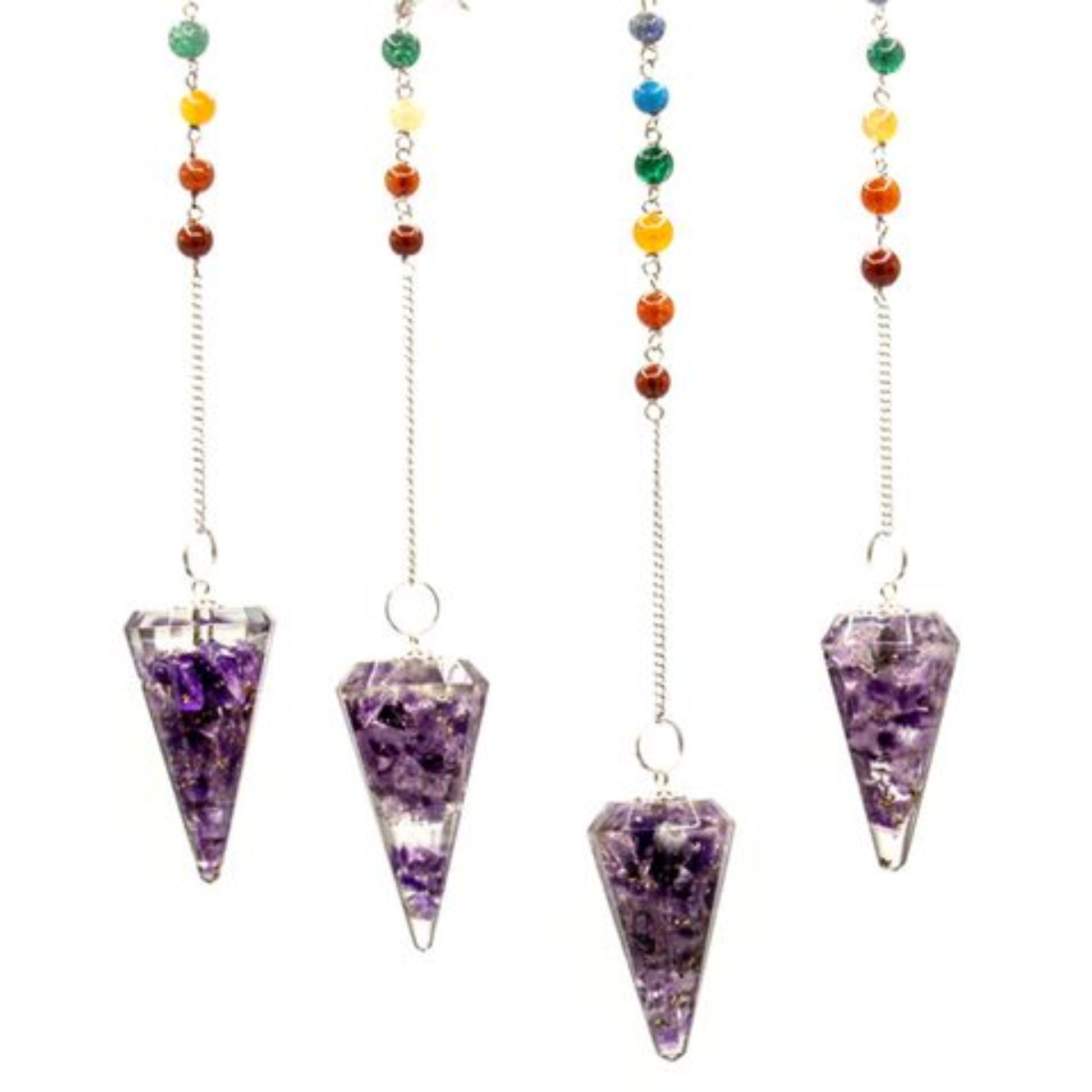 Amethyst pendulum orgonite