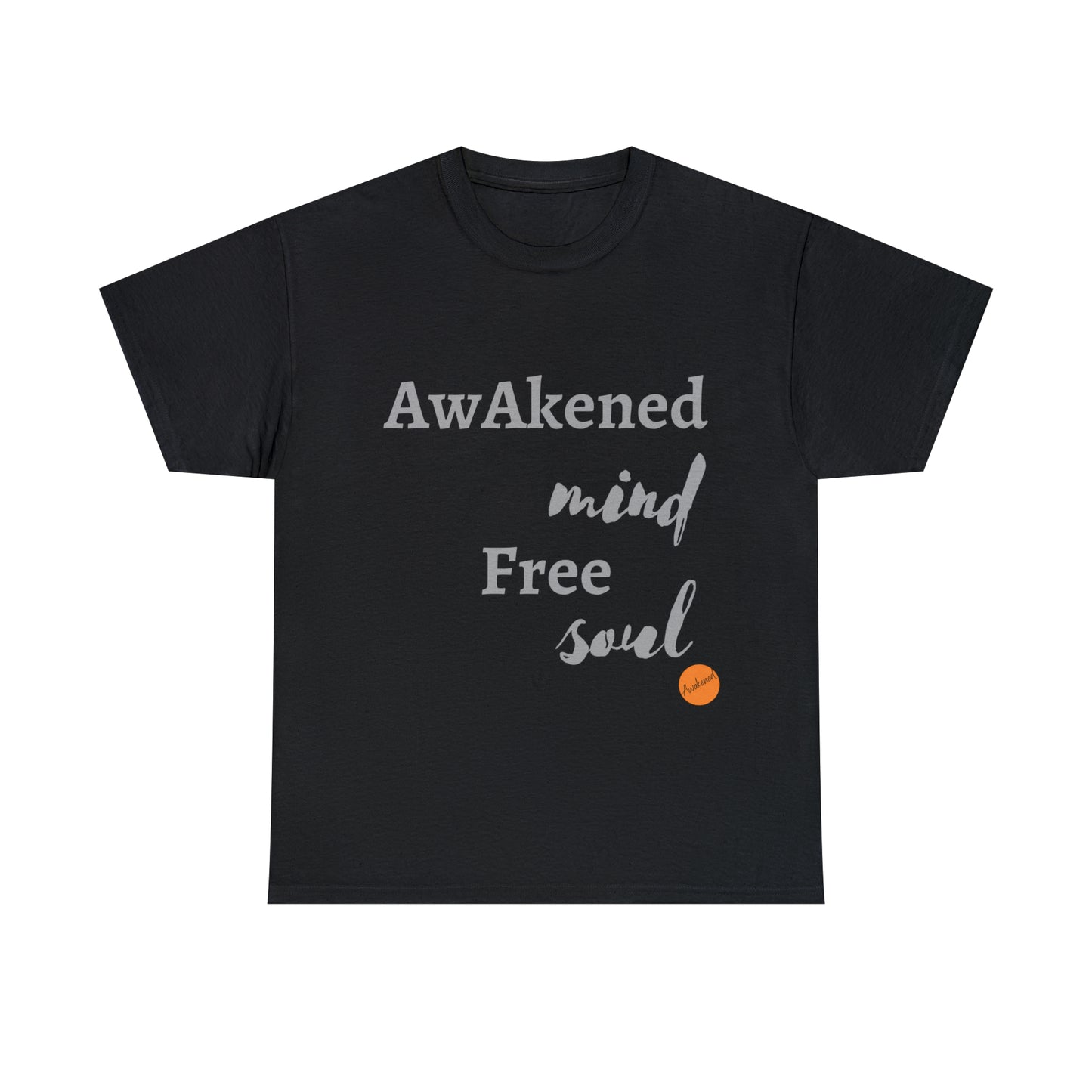 Awakened mind, black T-shirt