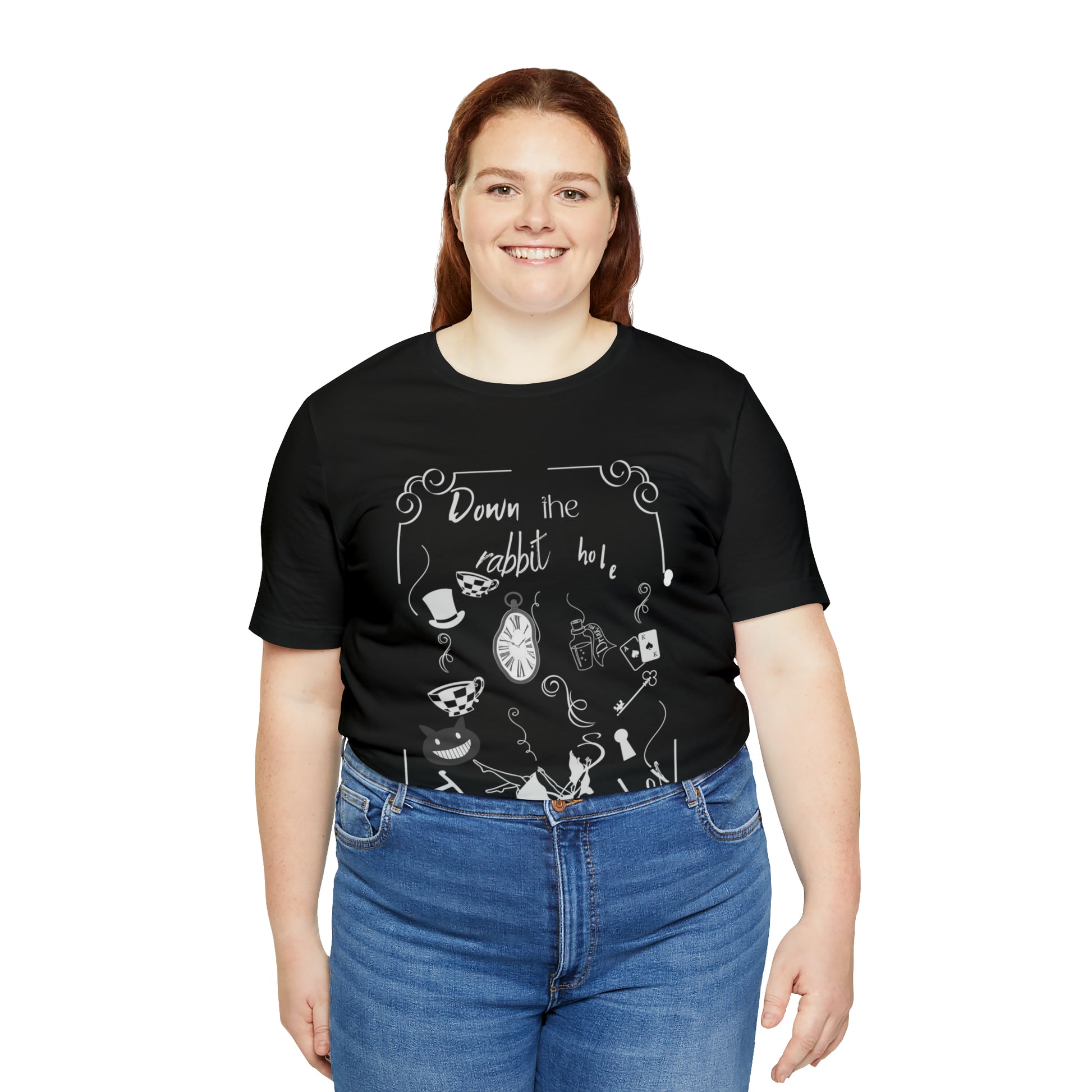 Plus size T-shirt, Alice in Wonderland