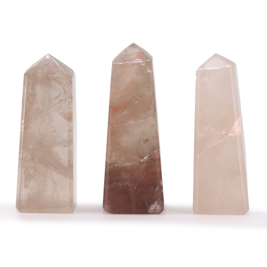 Smokey Quartz crystal point tower