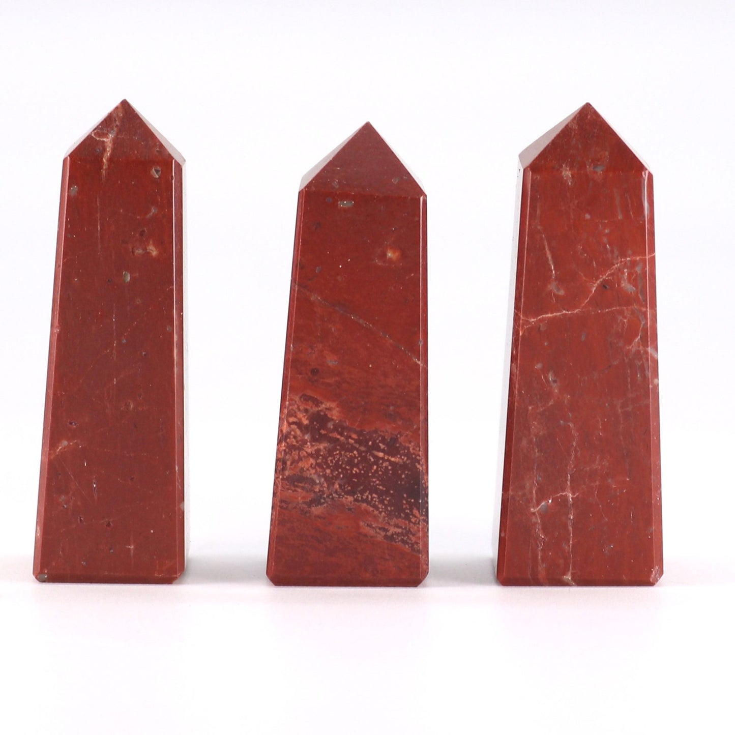 Red Jasper crystal point tower