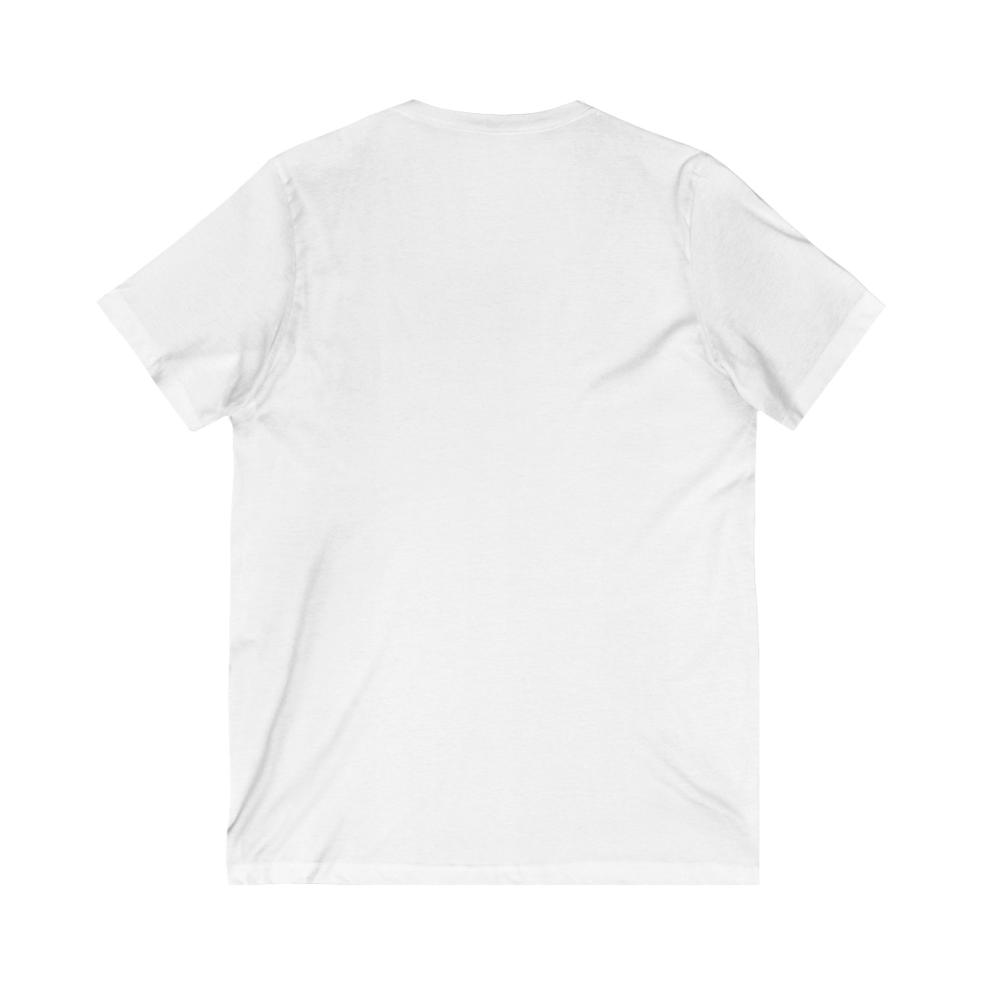 back side of white T-shirt with celtic cross