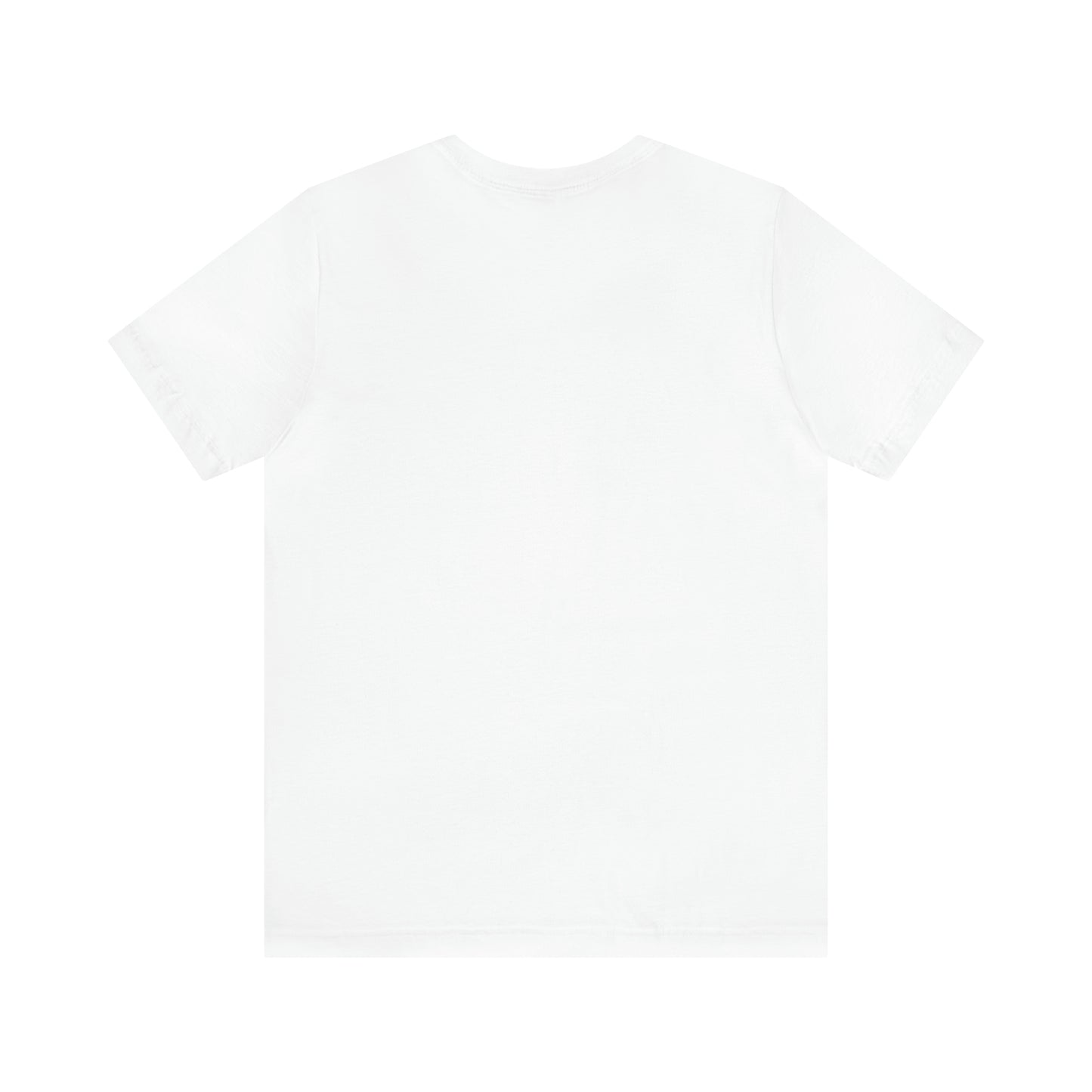 Back side of white T-shirt