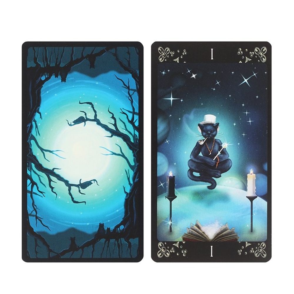 Black cats Tarot cards