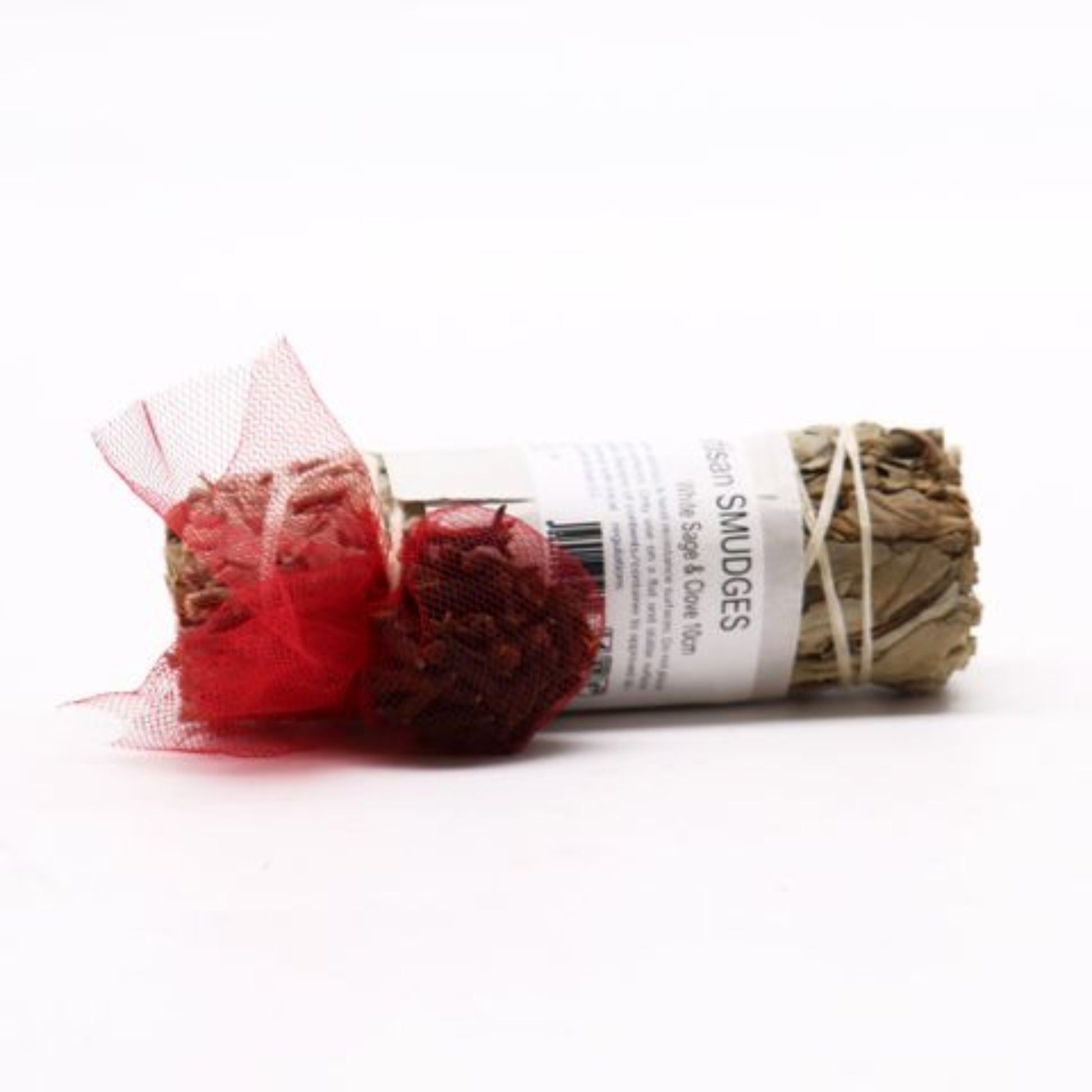 cloves and sage smudge stick for protection