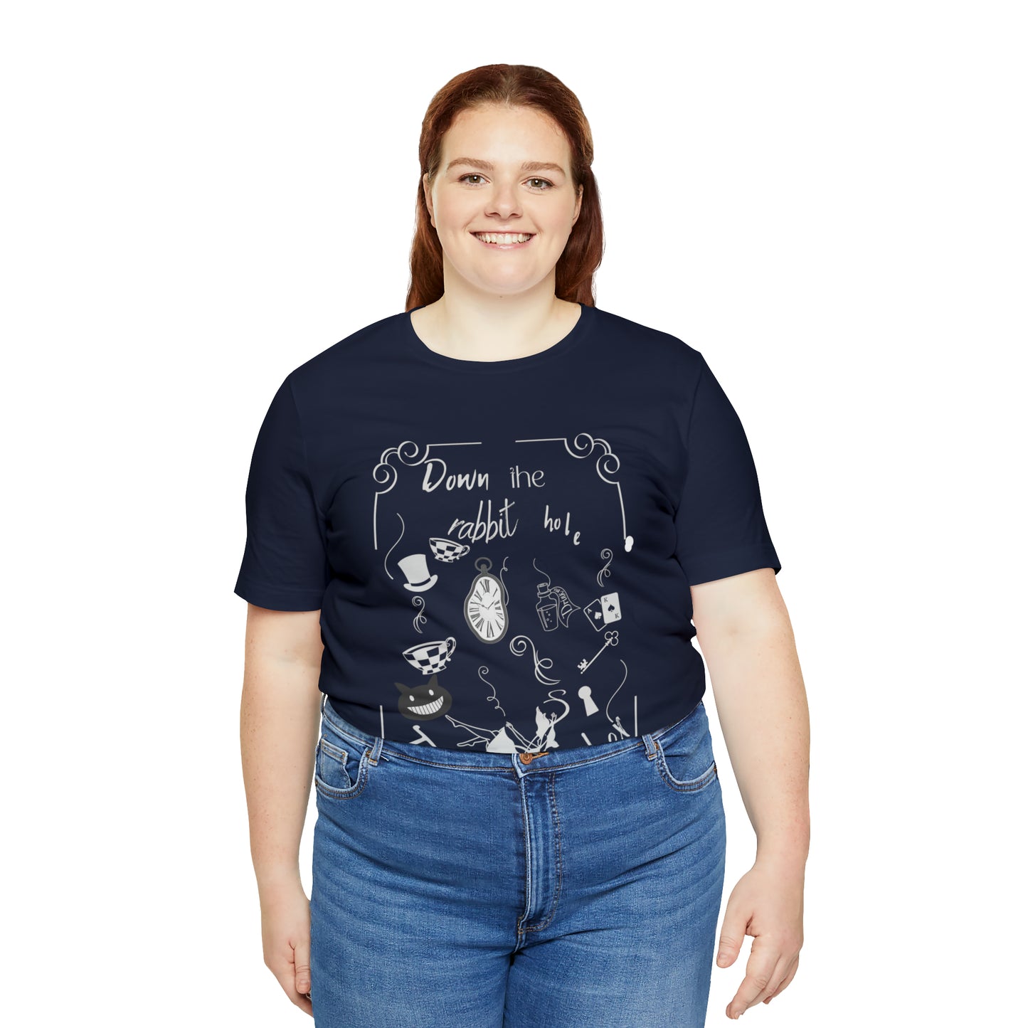 Down the rabbit hole, plus size T-shirt