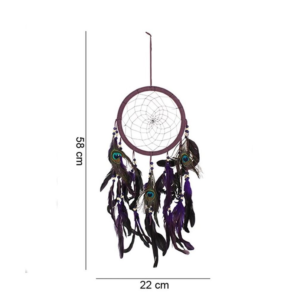 Large dreamcatcher with feathers