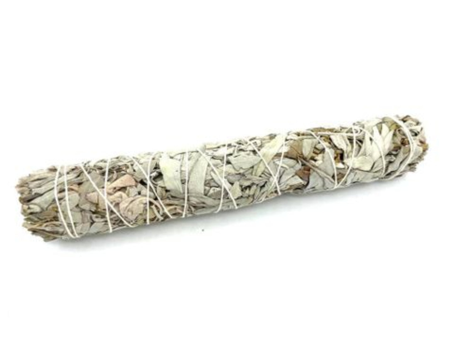 large sage smudge stick with white sage