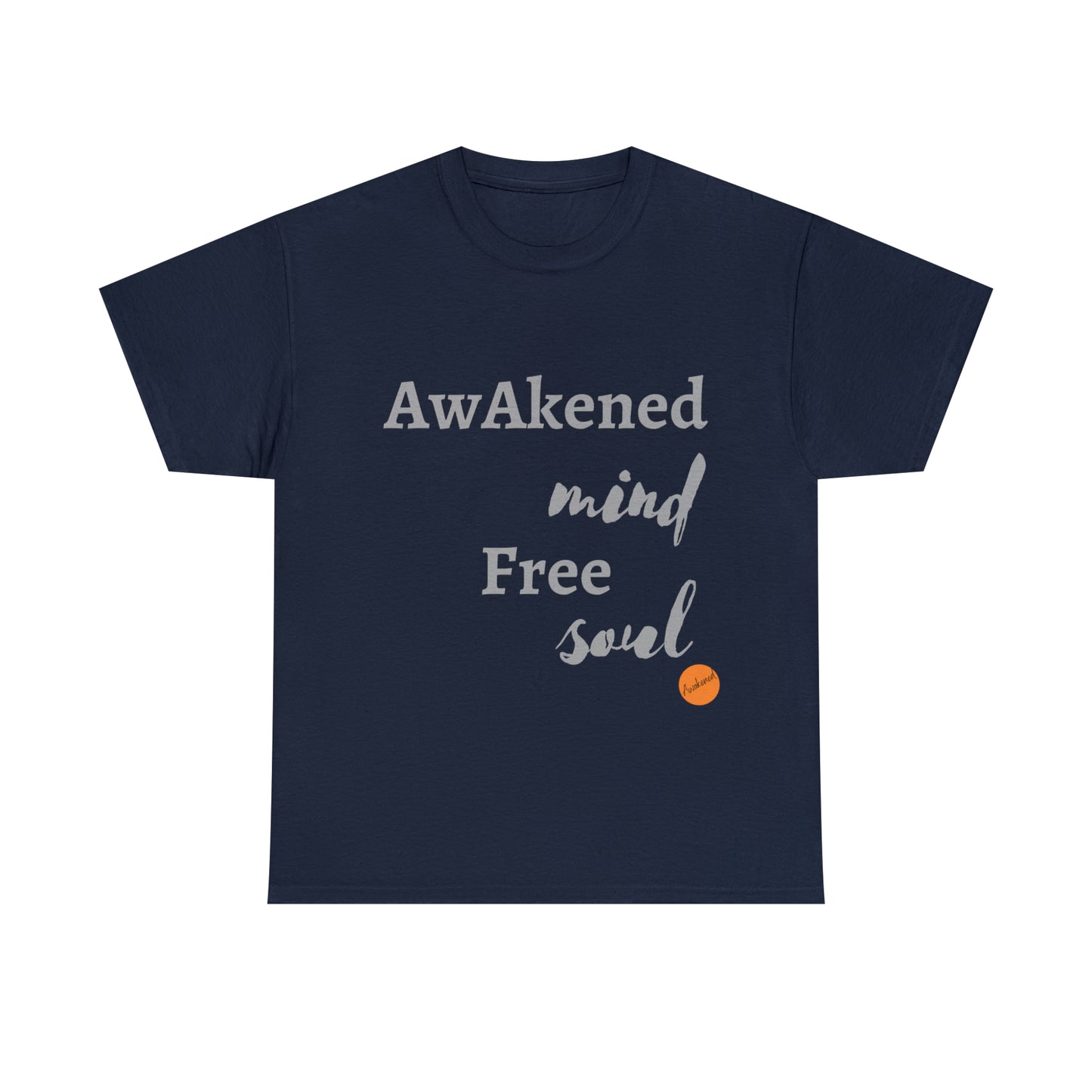 Navy blue T-shirt, Awaken