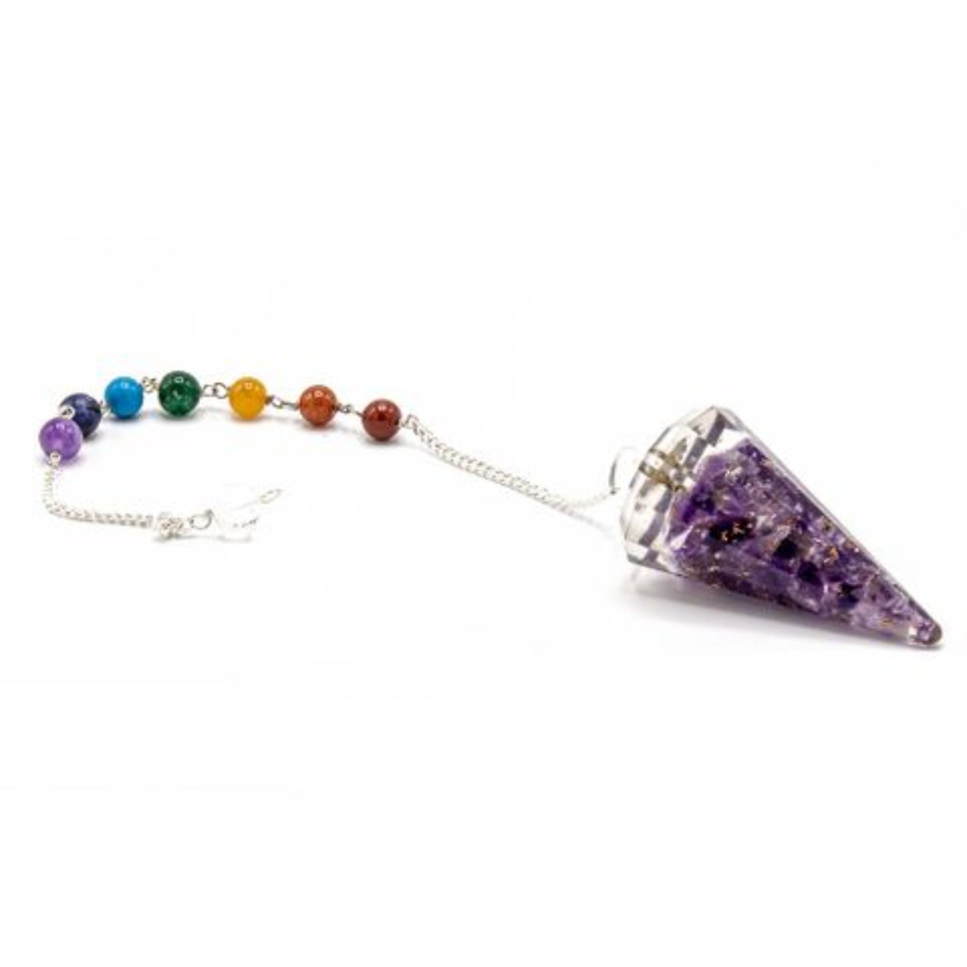 orgonite pendulum amethyst