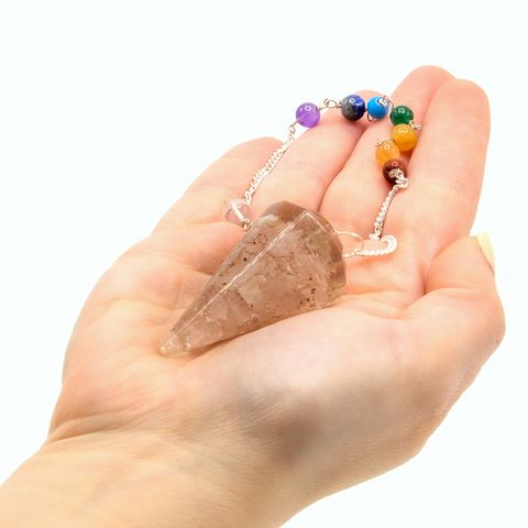 pendulum rose quartz for chakra