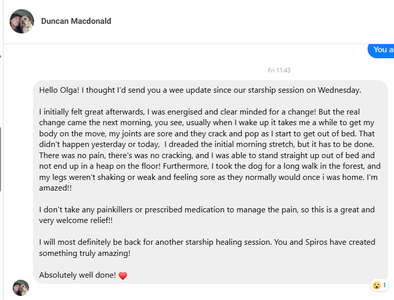 review for frequency healing session