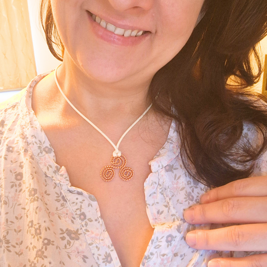 Triskelion necklace spiritual gift