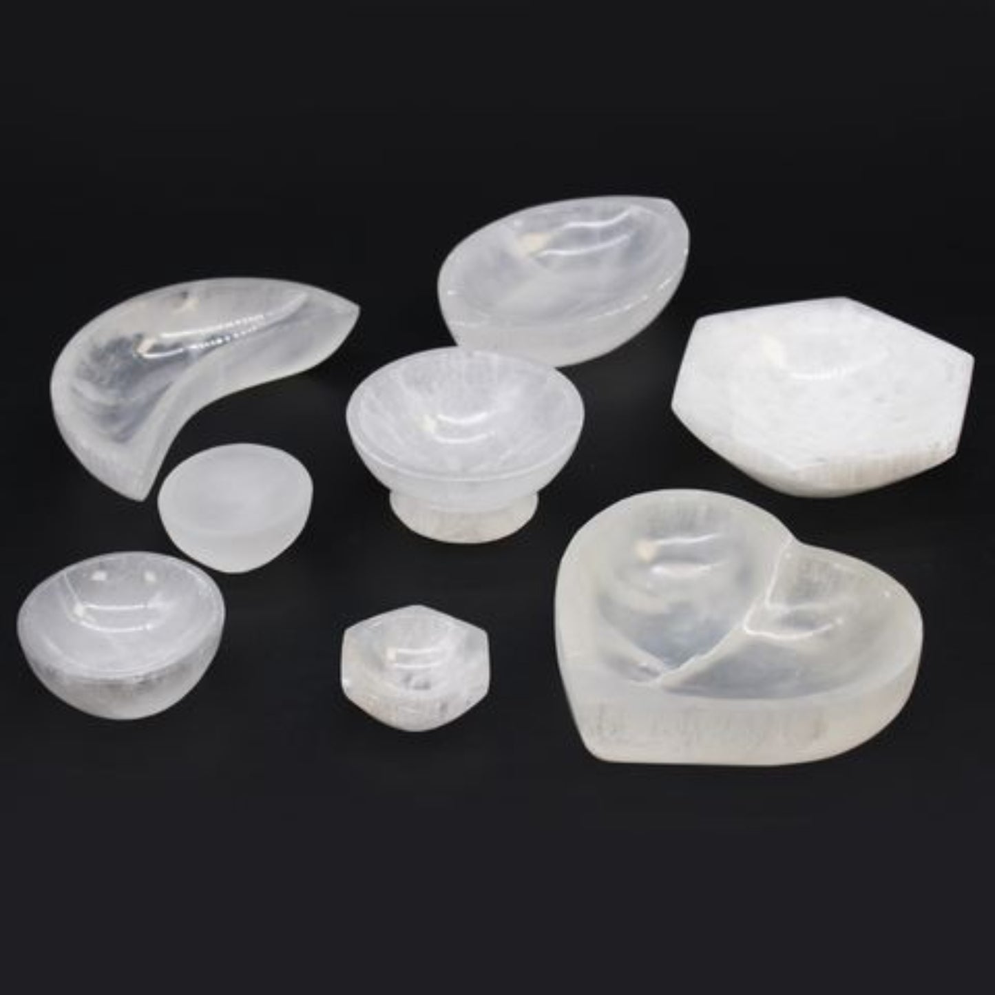 selenite bowls for crystals
