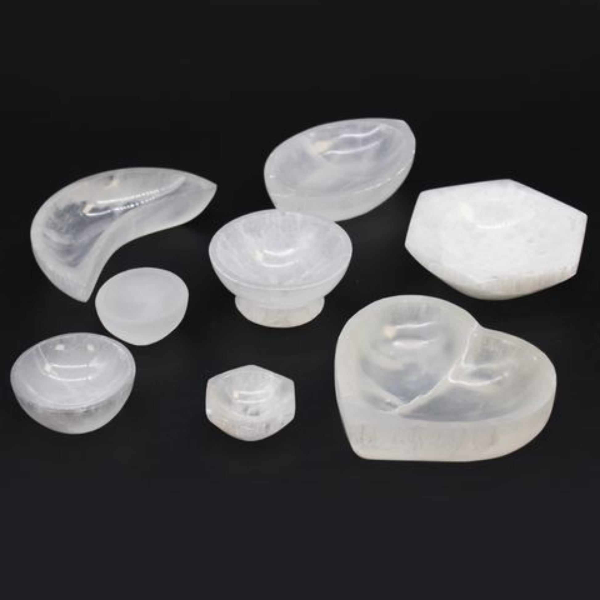selenite bowls for crystals