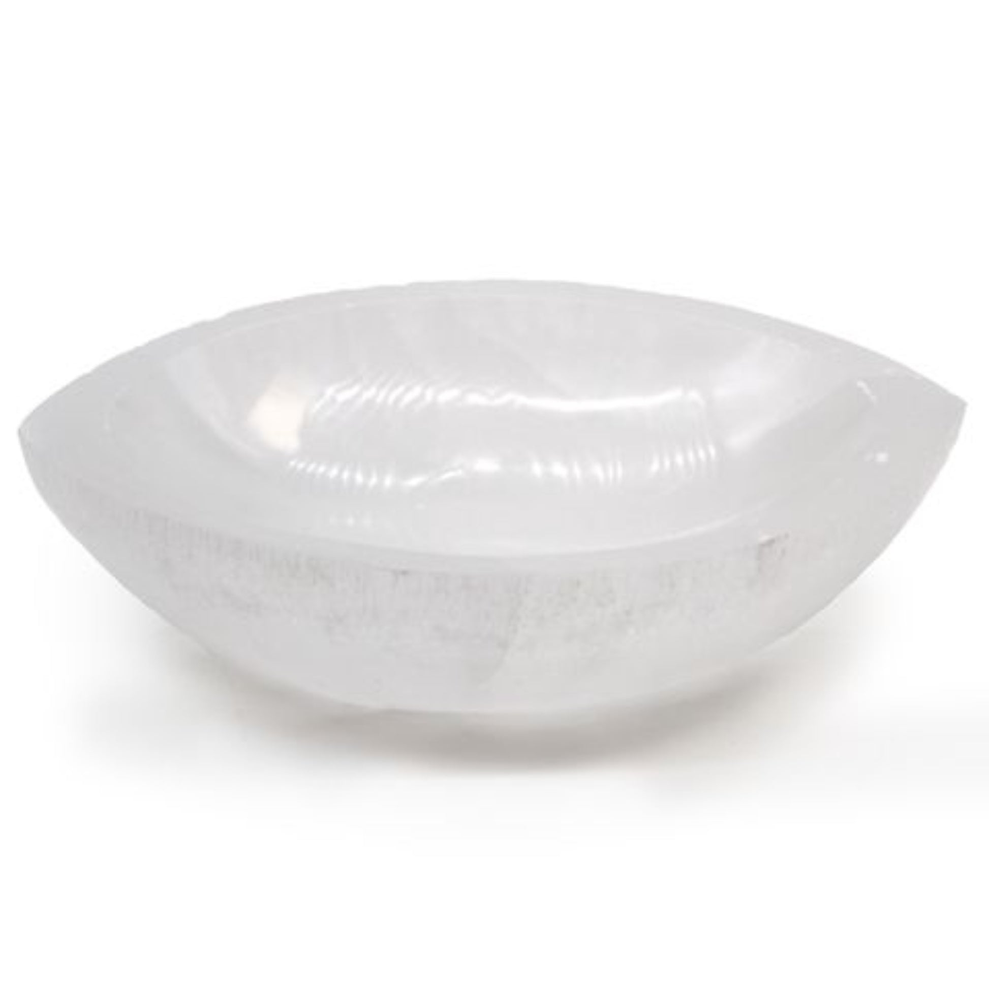 Selenite eye shaped bowl