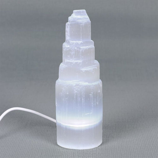 selenite lamp