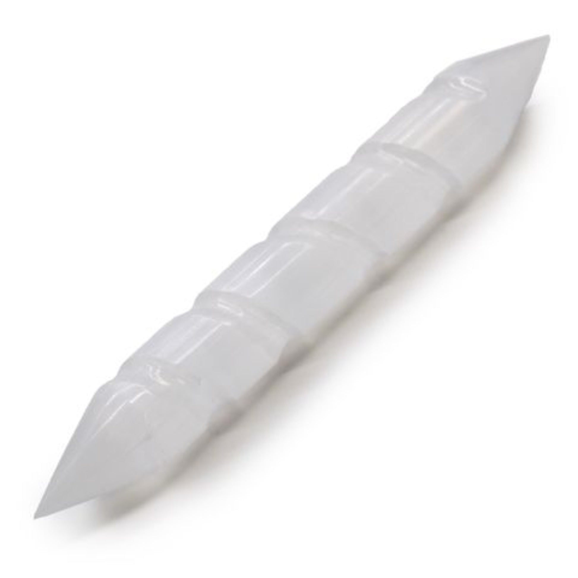 selenite crystal with two edges