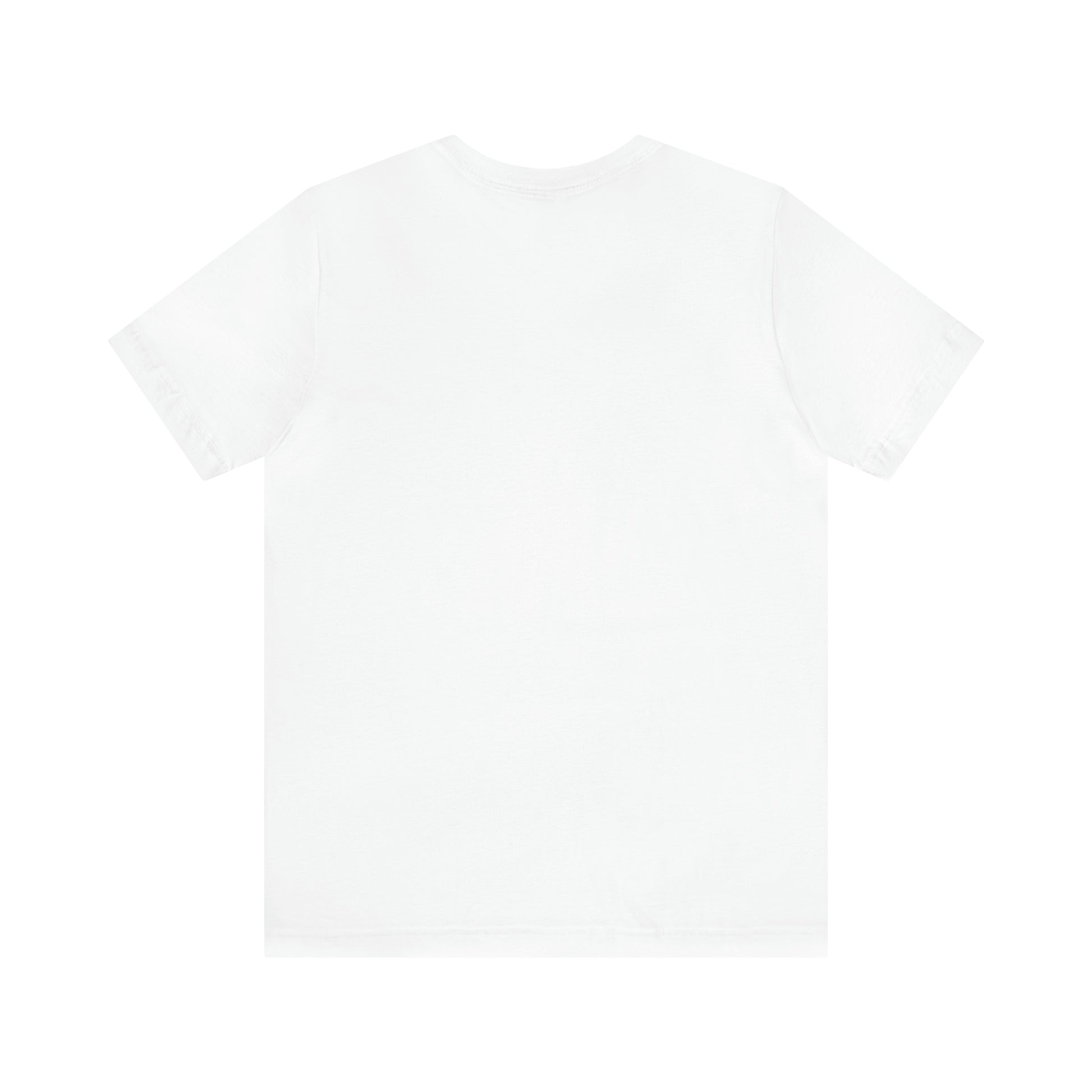 white T-shirt with no print on back side