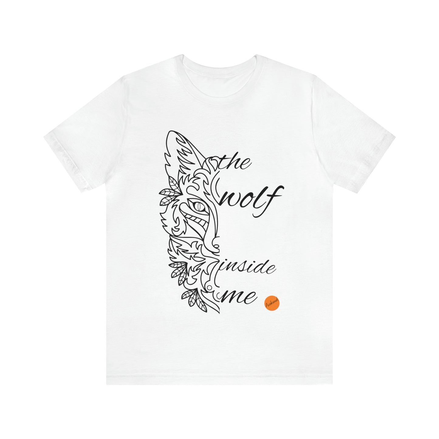 White wolf T-shirt