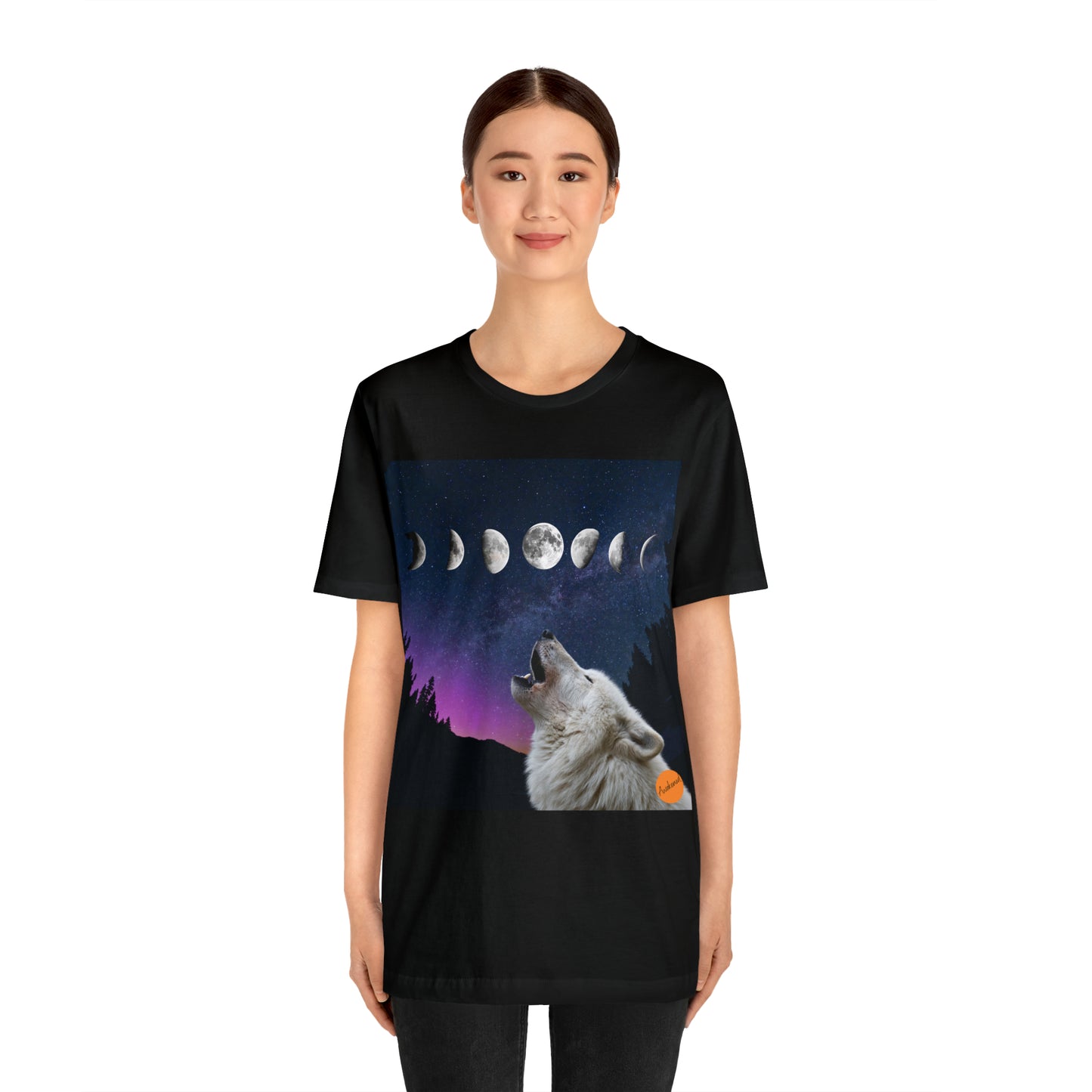 Wolf moon shirt, wolf moon, wolf shirt, moon shirt, moon phases