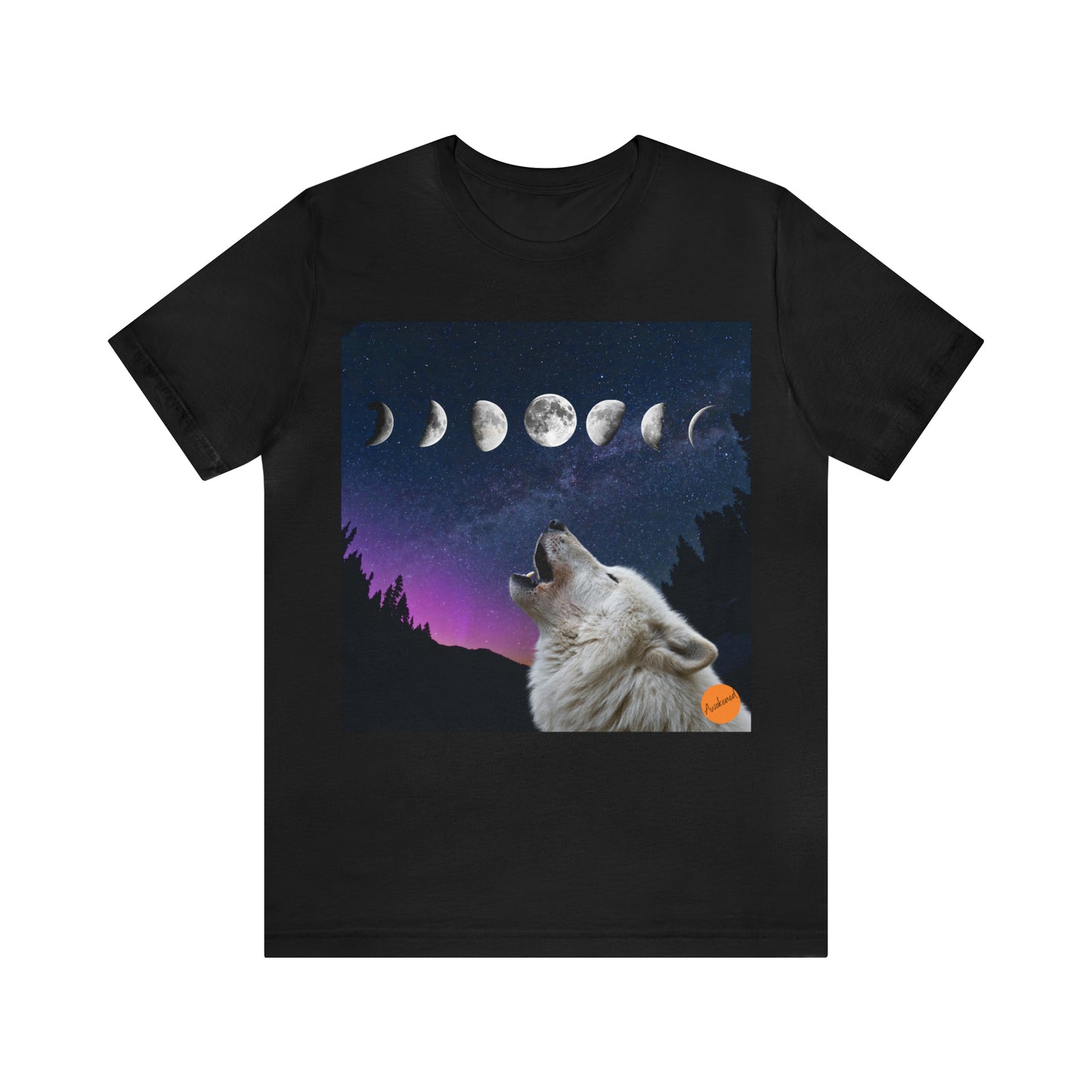 Wolf moon shirt, wolf moon, wolf shirt, moon shirt, moon phases