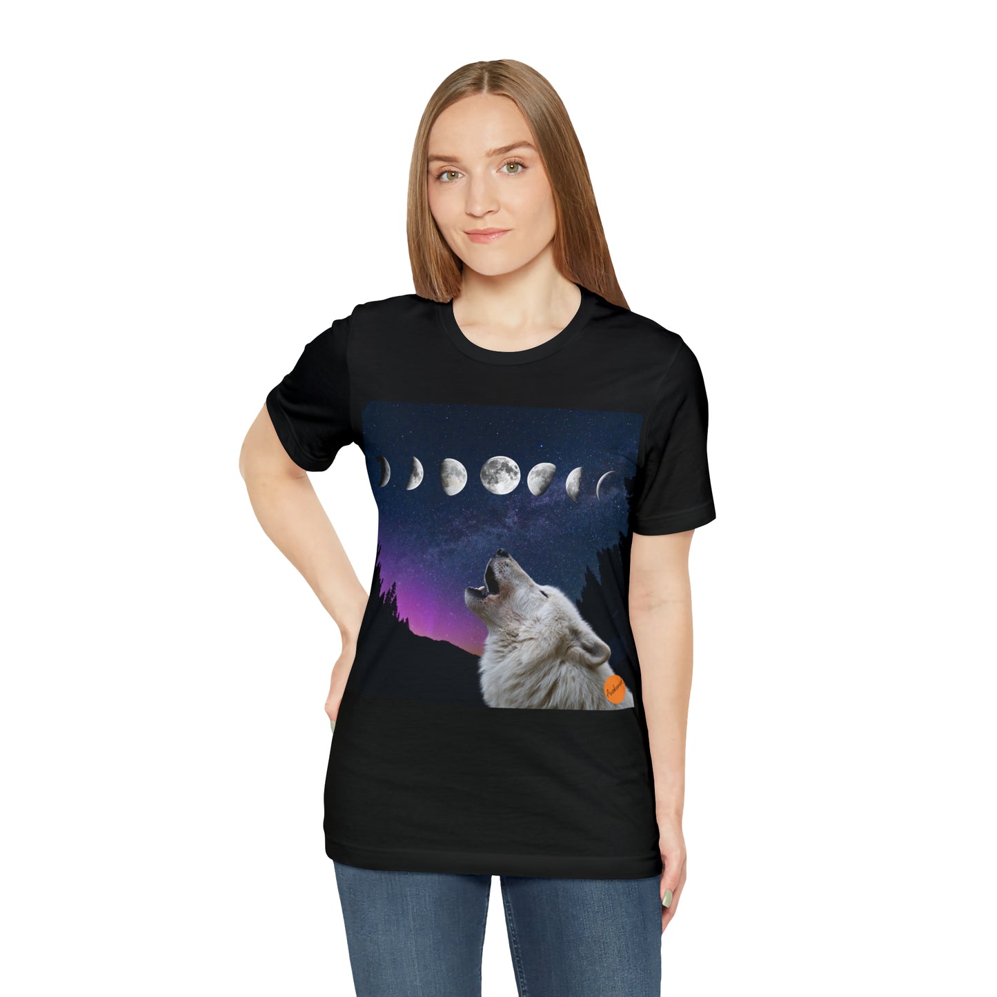 Wolf moon shirt, wolf moon, wolf shirt, moon shirt, moon phases