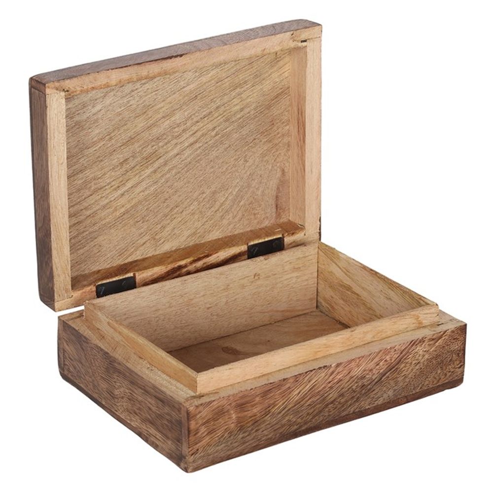 wooden box for tarot and oracle cards